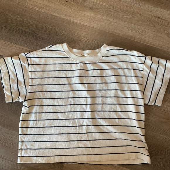 Marine Layer Sadie Vintage Slub Crop Tee - Picture 2 of 4